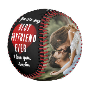 Mein bester Freund je Rotes Herz 2 Fotos Baseball