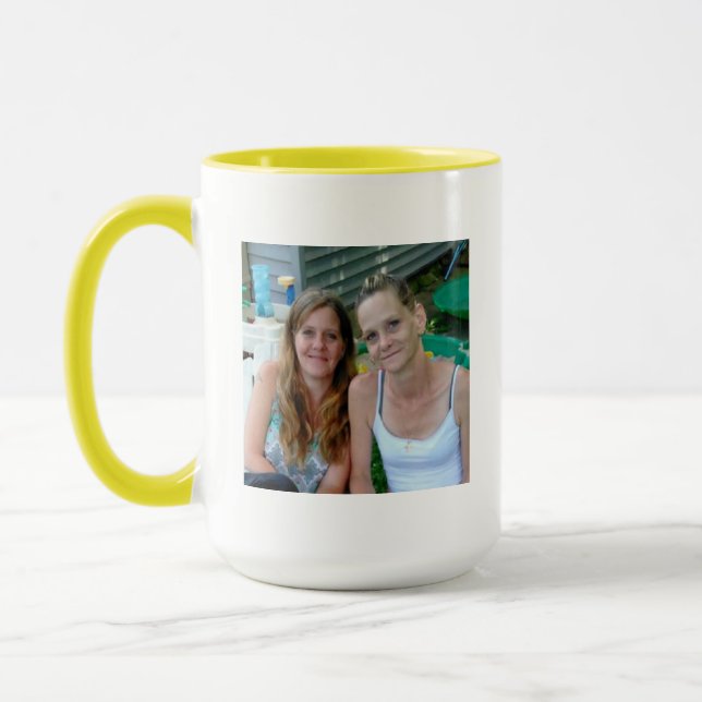 Mein bester Freund, meine Schwester, Personalisier Tasse (Links)