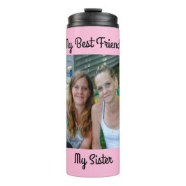 Mein bester Freund, meine Schwester, Personalisier Thermosbecher