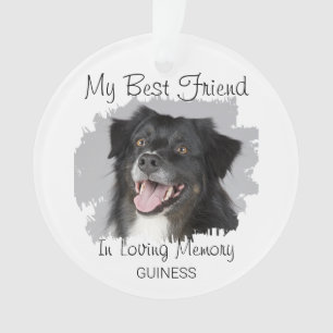 Mein bester Freund   Memorial für Haustiere Ornament