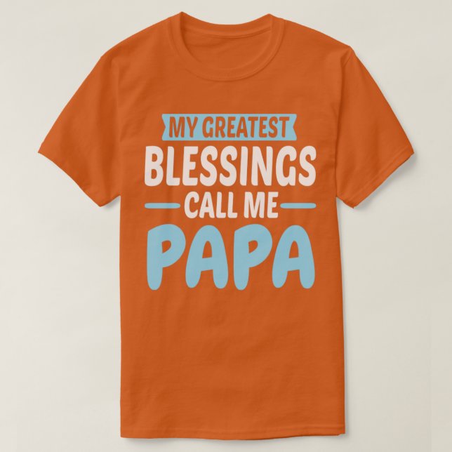 Mein Bester Name ist Papa T-Shirt (Design vorne)