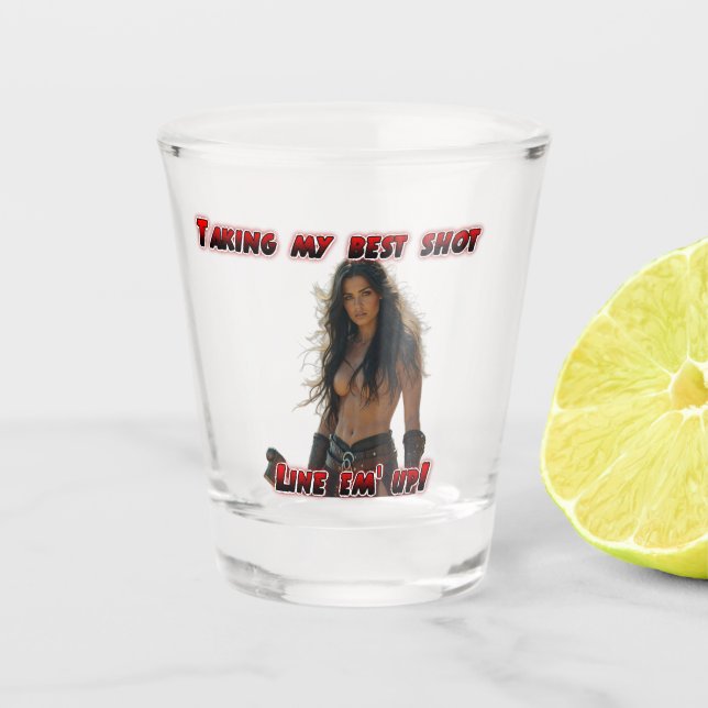 Mein bester Schuss (Schnapsglas) Schnapsglas (Vorderseite)
