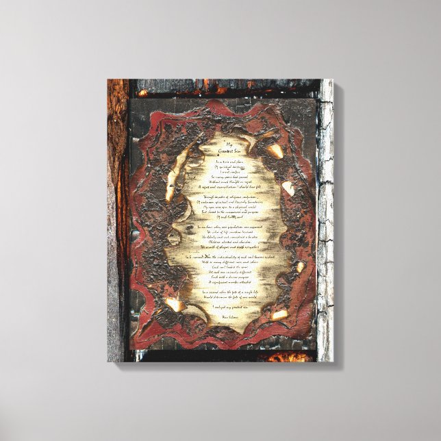 Mein Bester Sohn Leinwanddruck (Vorderseite)