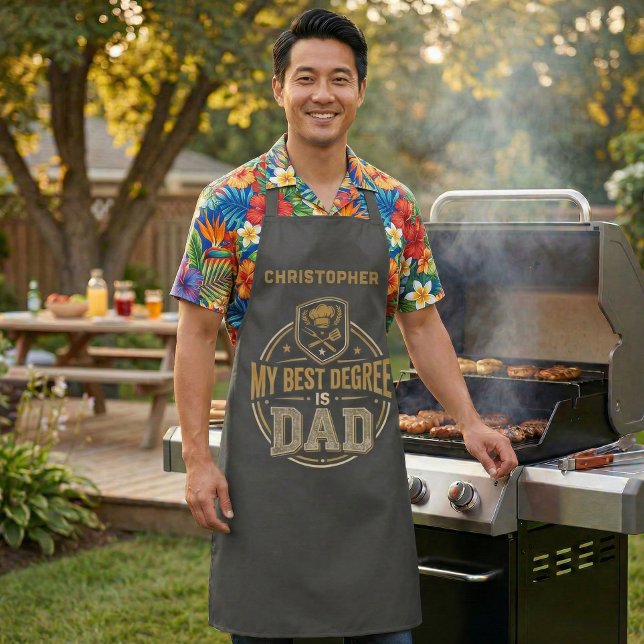 Mein bester Titel ist Dad - Vatertag Schürze (Von Creator hochgeladen)