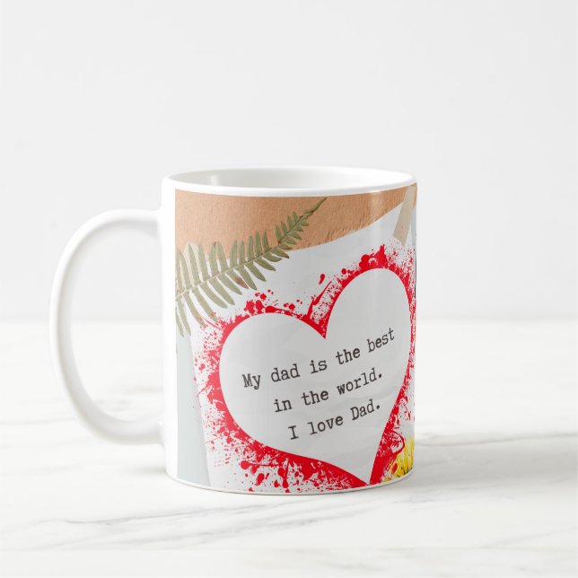 Mein bester Vater Kaffeetasse (Links)