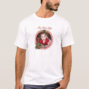 "Mein bestes Geschenk" Weihnachts-Foto-Shirt T-Shirt