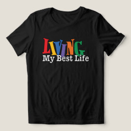 Mein bestes Leben leben Tri-Blend Shirt