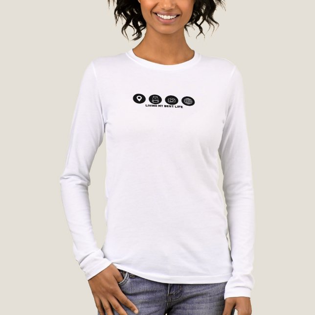 Mein bestes Leben Tri-Blend Shirt (Vorderseite)