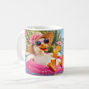 Mein bestes Quack-Leben lebende Enten-Tasse Kaffeetasse