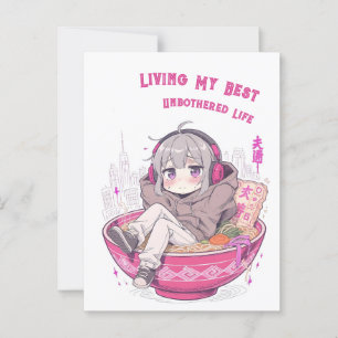 Mein bestes unbelebtes Leben Postkarte