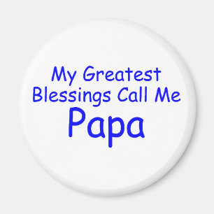 Mein bestster Segen ruft mich Papa an Magnet