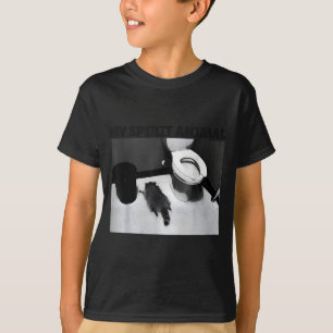 Mein betrunkenes Tier lustiger betrunkener Waschbä T-Shirt