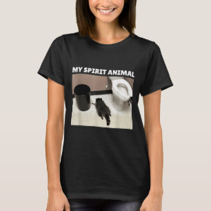 Mein betrunkenes Waschbär-Tier im Bad T-Shirt