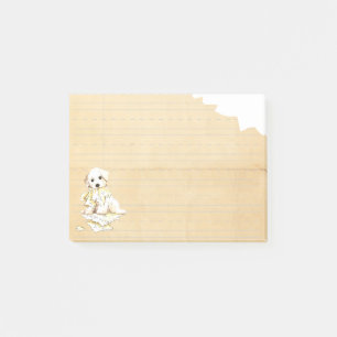 Mein Bichon aß meine Hausaufgaben Post-it Klebezettel