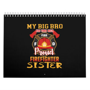 Mein Big Bro hat Ihre Back Stolz Feuerwehrmann Sch Kalender