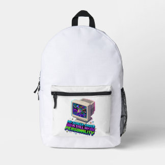 Mein Bildschirmschoner war meine Persönlichkeit – Bedruckter Rucksack