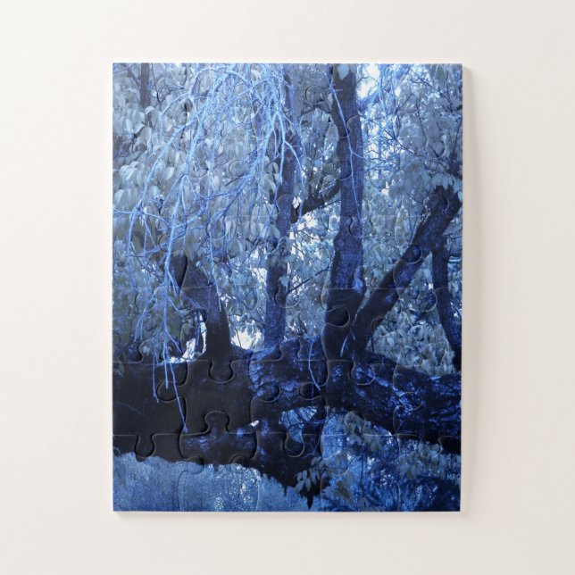 Mein blauer Winter.... Puzzle (Vertikal)
