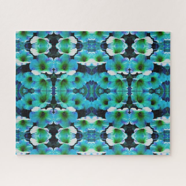 Mein blaues Petunia-Puzzle Puzzle (Horizontal)