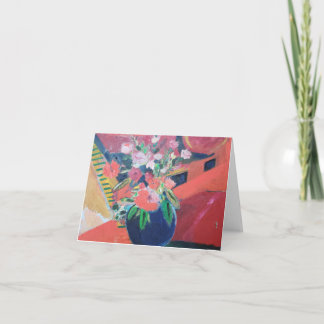 Mein Blue Cache-Pott Dankeskarte