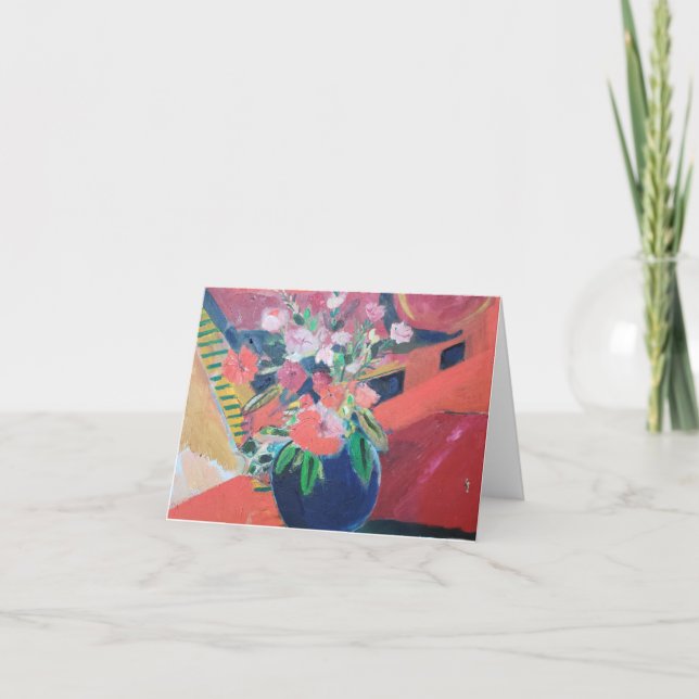 Mein Blue Cache-Pott Dankeskarte (Vorderseite)