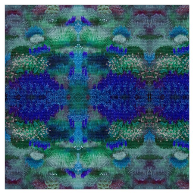 Mein Blue Meadow Fabric Stoff (Muster)