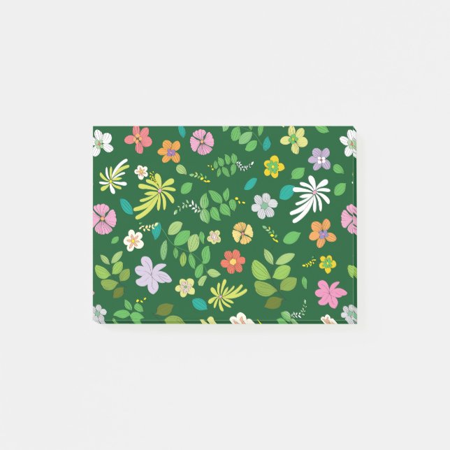 Mein Blumendesign 4 Post-it Klebezettel (Vorderseite)