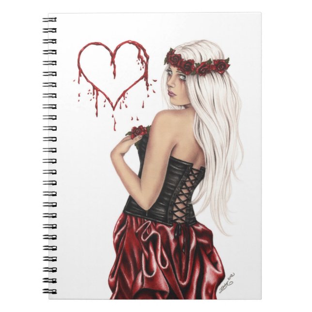 Mein blutiges Valentinsgruß-Notizbuch Notizblock (Vorderseite)