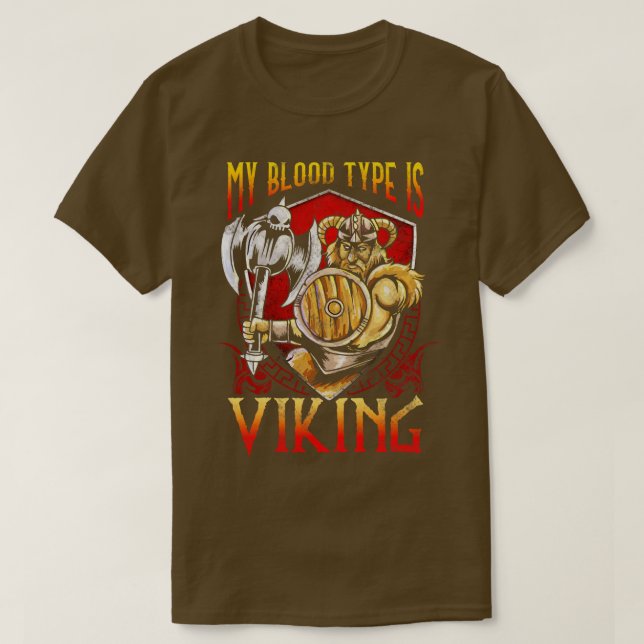 Mein Bluttyp ist anfällig T-Shirt (Design vorne)