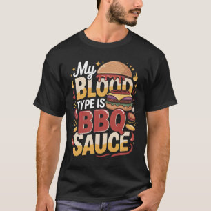 Mein Bluttyp ist BBQ-Sauce Burger Tee