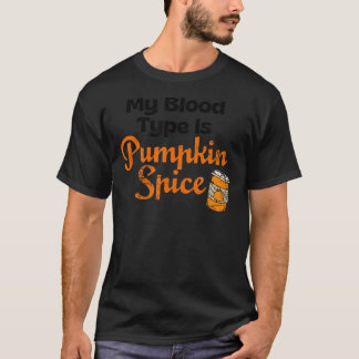 Mein Bluttyp ist der Kürbisspeckfall Thanksgi T-Shirt