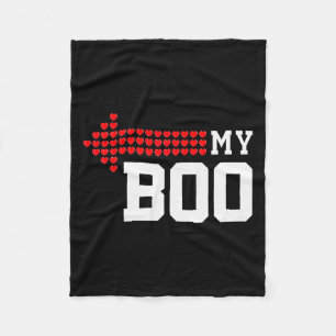 Mein Boo & Mein Bae Valentinstag Süßes Paarkis Fleecedecke