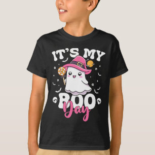 Mein Boo Day Niedlich Halloween Geburtstags-Geiste T-Shirt