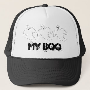 Mein Boo Halloween Spooky Ghost Trick-oder-Leckere Truckerkappe