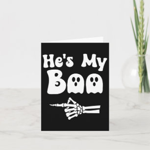 Mein Boo Matching Halloween Pajama Paare hat mein  Karte