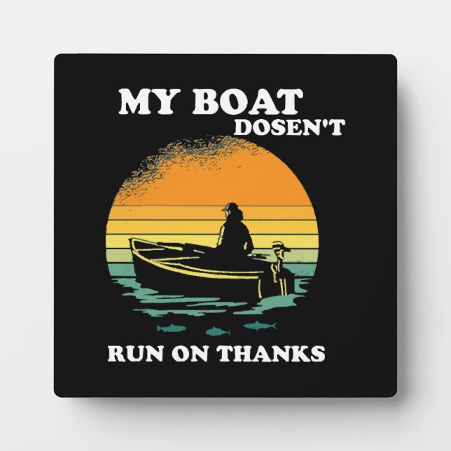 Mein Boot läuft nicht auf Danke Fotoplatte (Vorderseite)