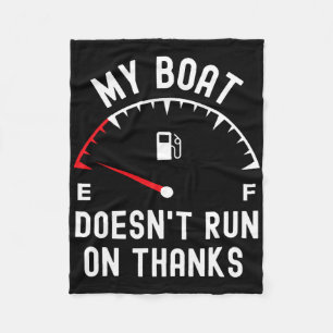 Mein Boot läuft nicht, dank der sonnigen Bootleere Fleecedecke