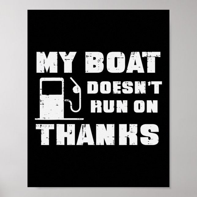 Mein Boot läuft nicht dank der tollen Bootshauptka Poster (Vorne)