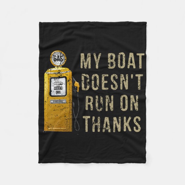 Mein Boot läuft nicht danke Fleecedecke (Vorderseite)