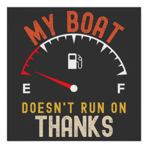 Mein Boot läuft nicht danke. Poster