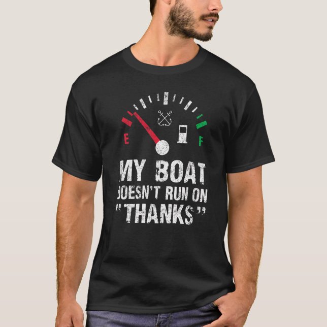 Mein Boot läuft nicht mit der Redewendungen Cap T-Shirt (Vorderseite)
