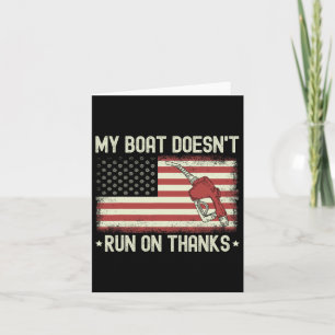 Mein Boot läuft nicht, weil es lustig ist, uns Vin Karte