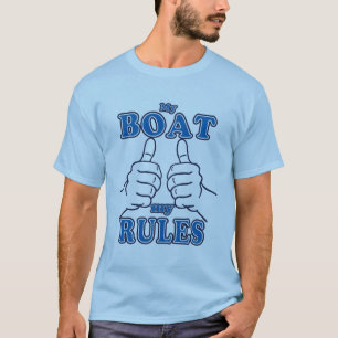 Mein Boot mein Regel-Kapitän T-Shirt