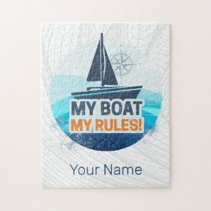 Mein Boot, meine Regeln für Kapitän oder Skipper V Puzzle
