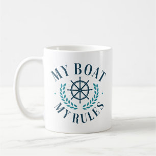 Mein Boot meine Regeln Kaffeetasse