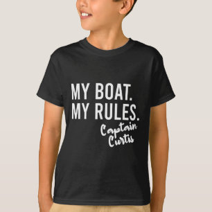 Mein Boot, meine Regeln, Kapitän Curtis, personali T-Shirt