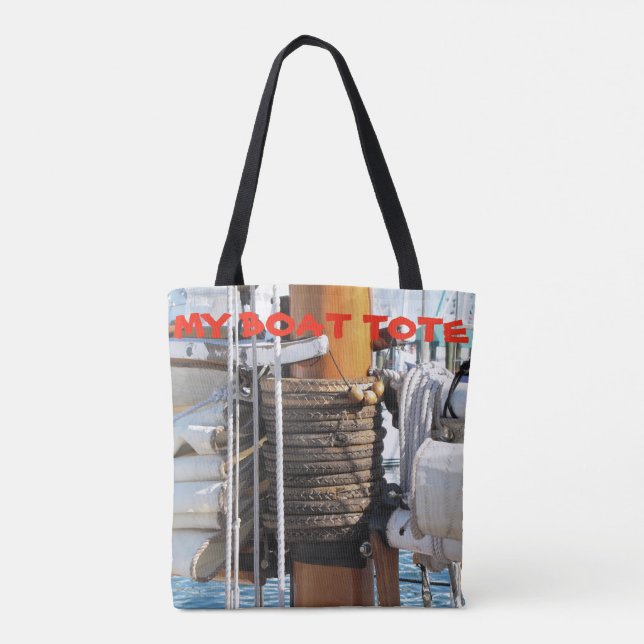 Mein Boot-Tote (Rückseite)