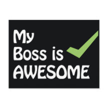 Mein Boss ist Phantastisch Postkarte