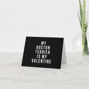 Mein Boston Terrier ist mein Valentine T-Shirt
