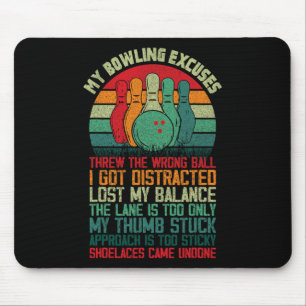 Mein Bowling entschuldigt Funny Bowler 1 Mousepad