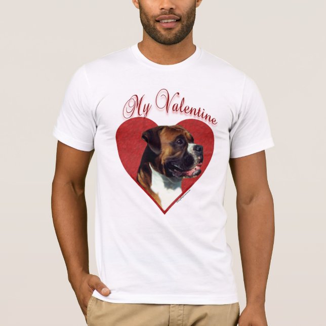 Mein Boxer Valentine T-Shirt (Vorderseite)